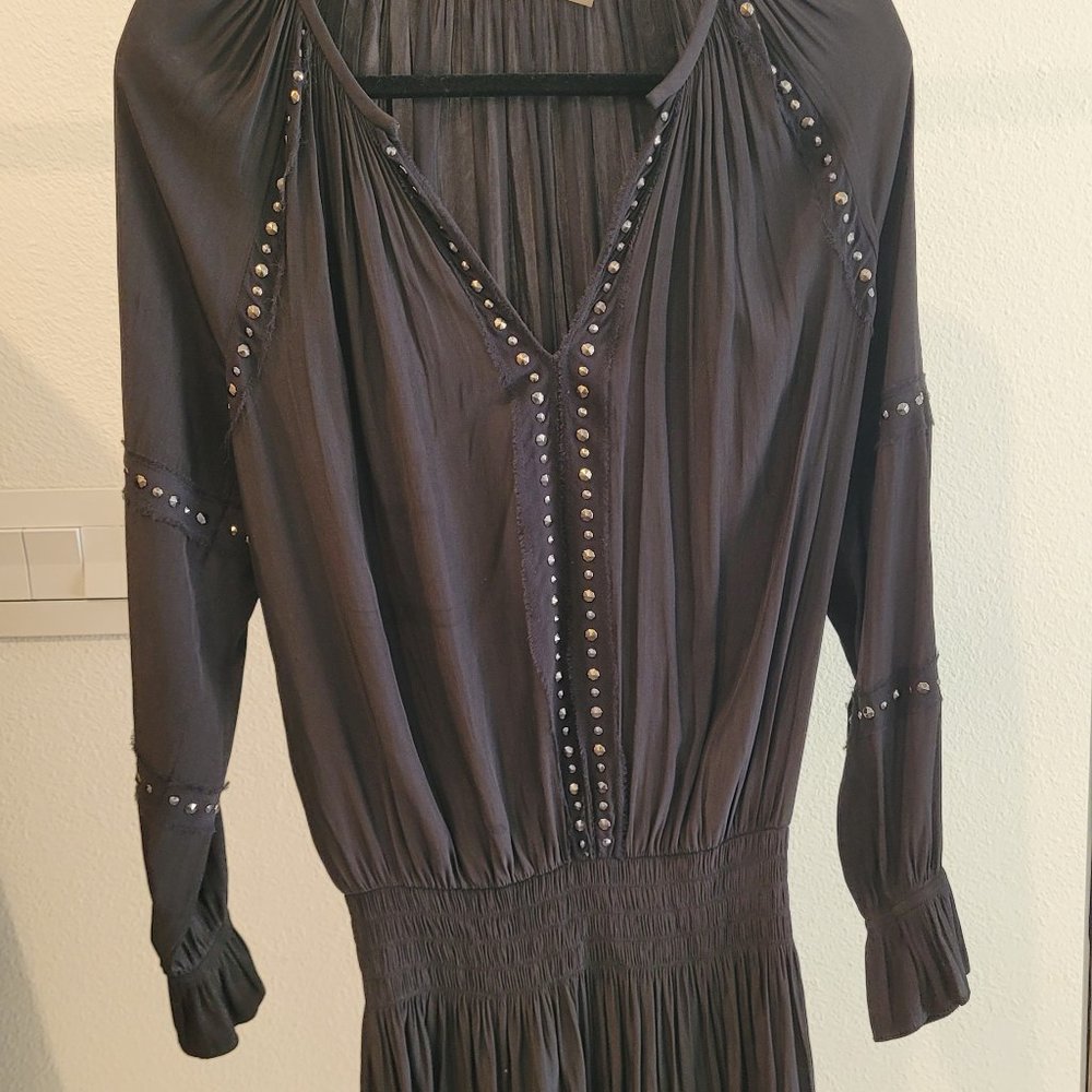 Beaded Long Sleeve Dress by Ramy Brook